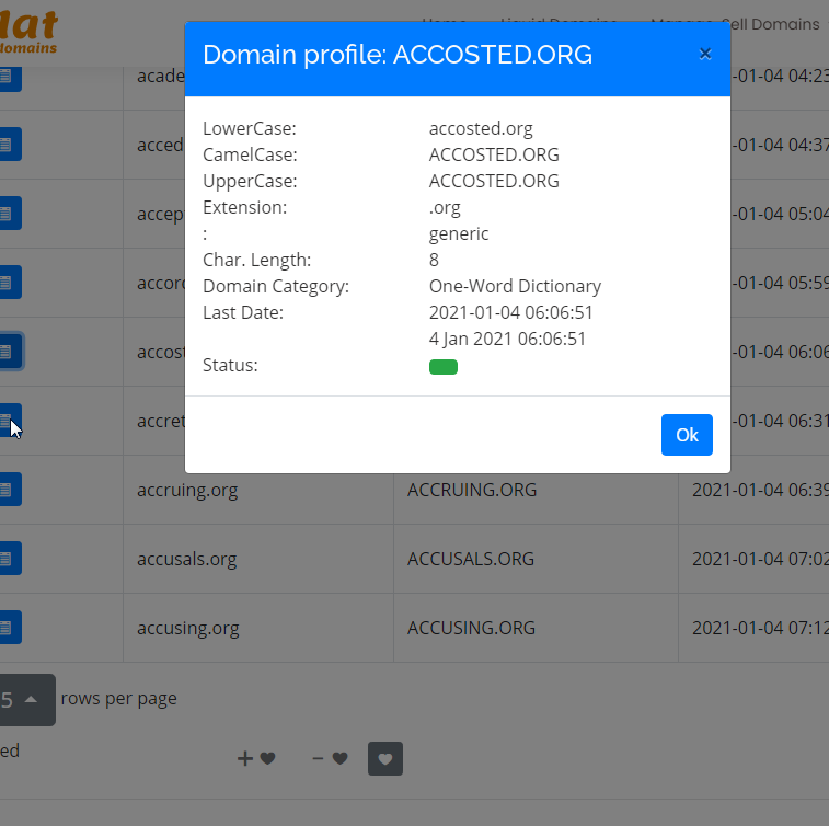 DNHAT Liquid domains hunter : domain availability confirmation tool for double assurance